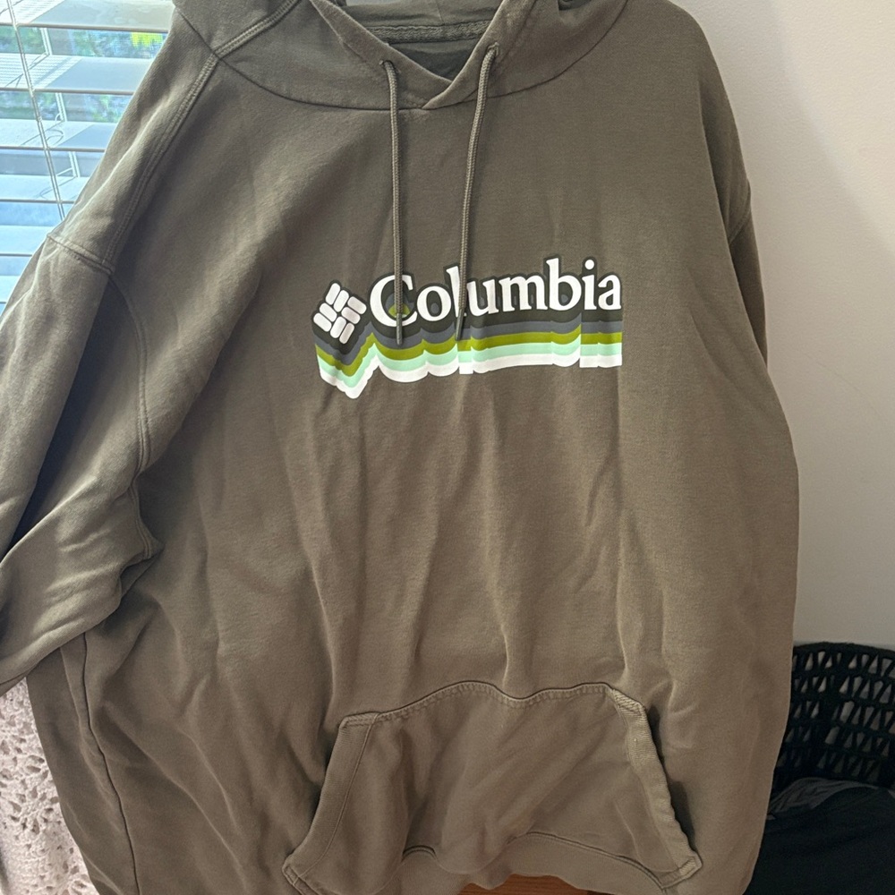 Columbia Men's Green Hoodie